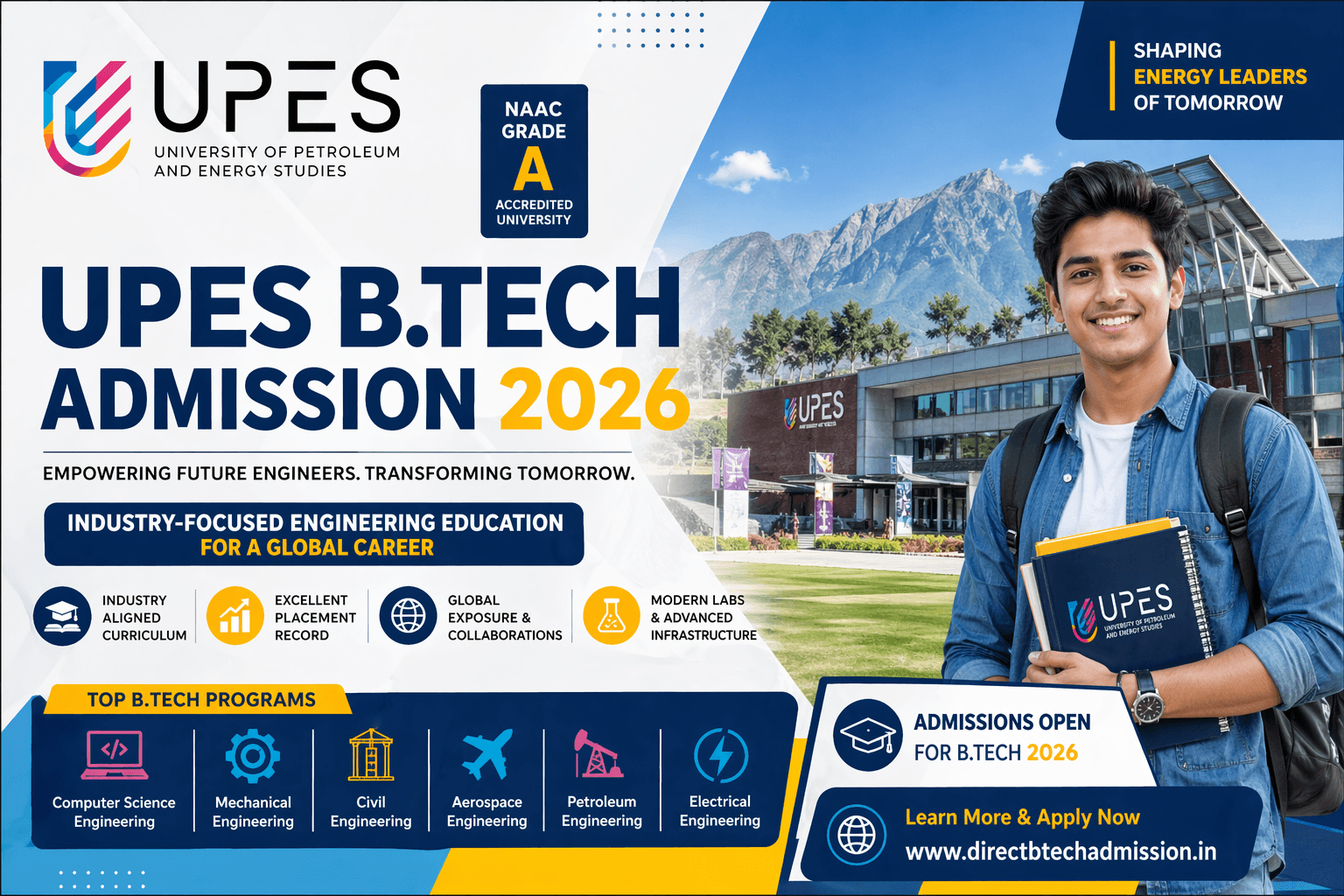 UPES B.Tech Admission 2026